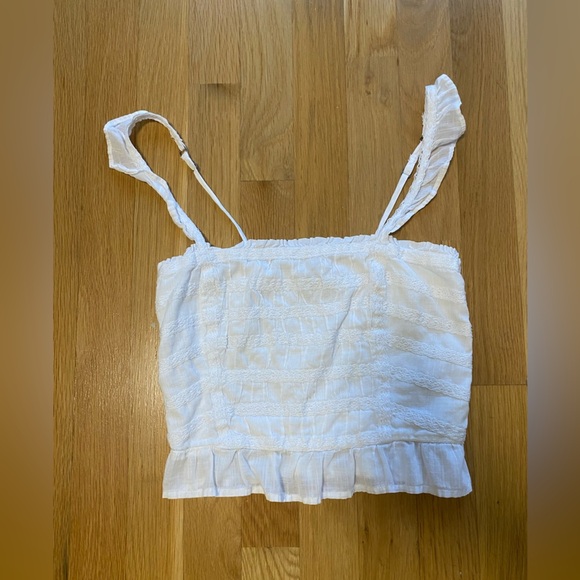Abercrombie & Fitch white crop top - Picture 7 of 10